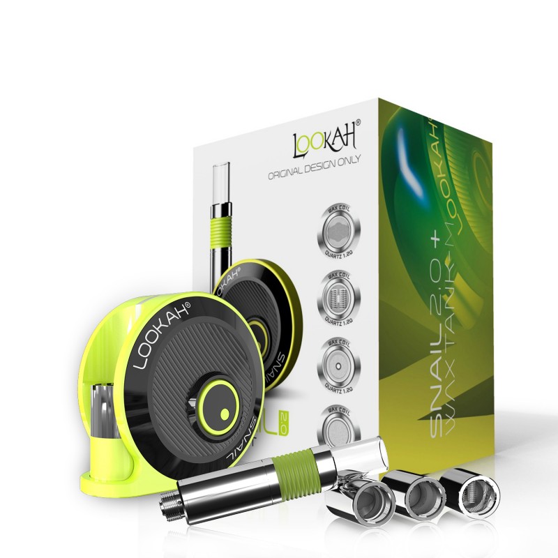 Lookah Snail 2.0 Wax Kit, snail 2.0 cartridge battery, thc